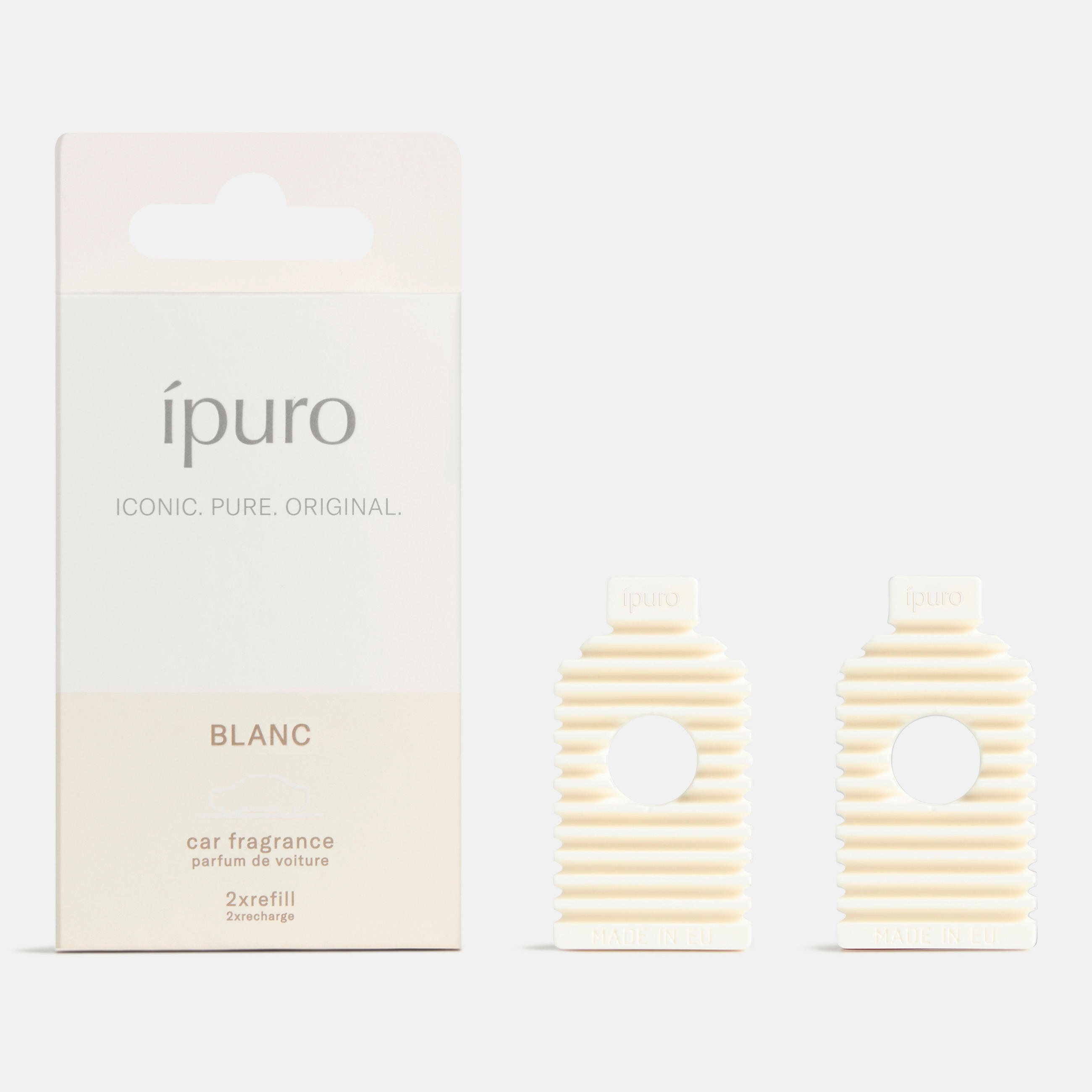 OSVIEŽOVAČ VZDUCHU DO AUTA - perleťová, Basics, plast (0,3/0,6/1,2cm) - Ipuro