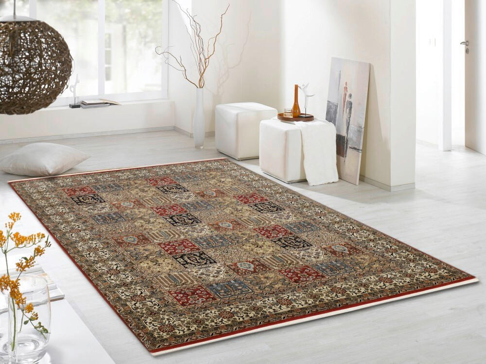 ORIENTTEPPICH 200/260 cm Vasuki Bakhtyari Rot, Beige  - Beige/Rot, Basics, Textil (200/260cm) - Cazaris