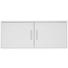 AUFSATZSCHRANK - Silberfarben/Weiß, KONVENTIONELL, Holzwerkstoff/Metall (106/43/54cm) - Xora AUFSATZSCHRANK - Silberfarben/Weiß, KONVENTIONELL, Holzwerkstoff/Metall (106/43/54cm) - Xora