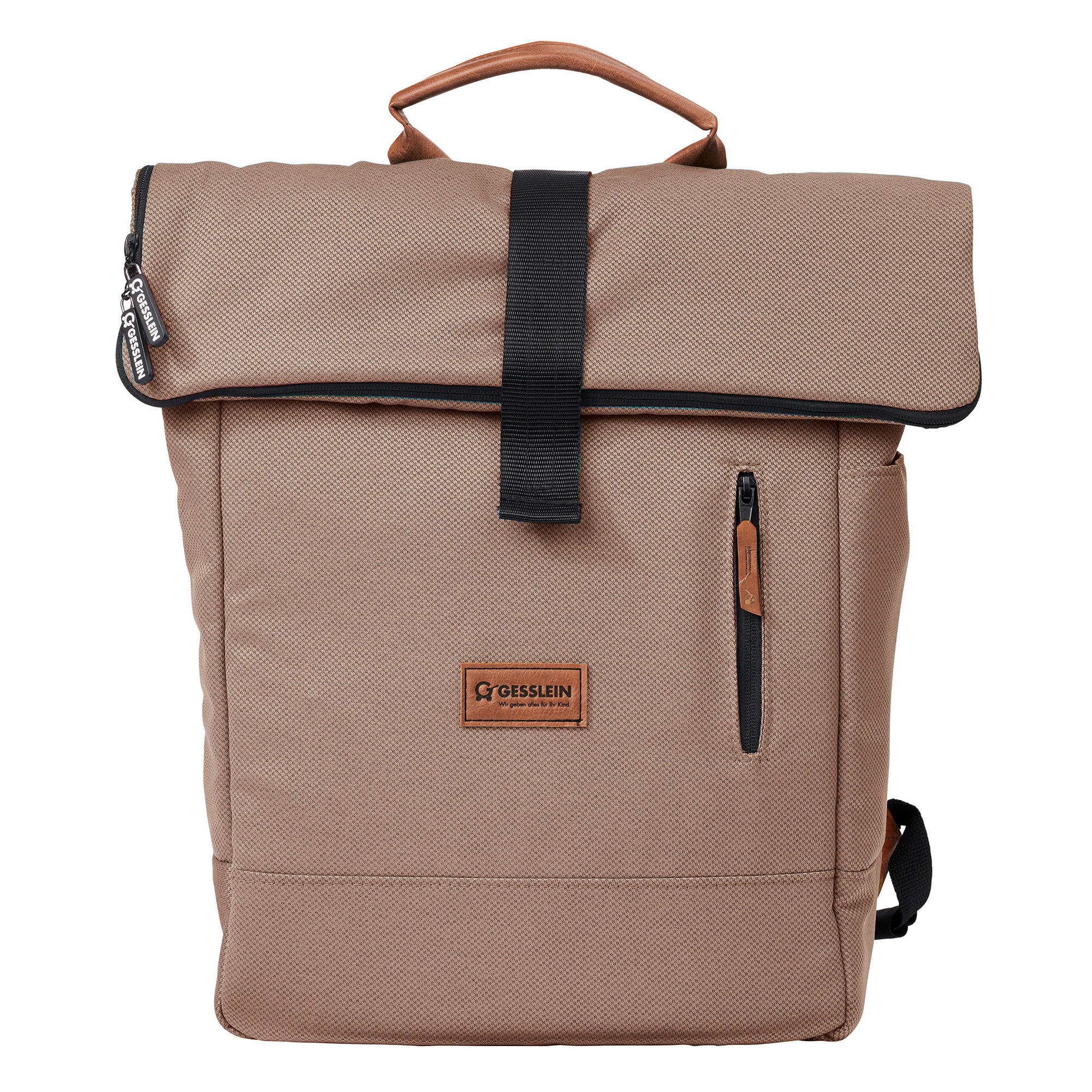 WICKELRUCKSACK No. 6  - Beige, Basics, Textil (31/45/12cm) - Gesslein