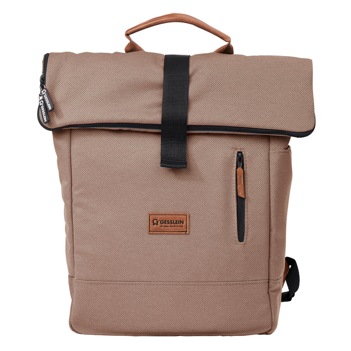 WICKELRUCKSACK No. 6  - Beige, Basics, Textil (31/45/12cm) - Gesslein