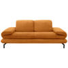 2-SITZER-SOFA Webstoff Orange  - Schwarz/Orange, Design, Textil/Metall (204 (264)/83 (110)/98cm) - LOOKS by W.Joop