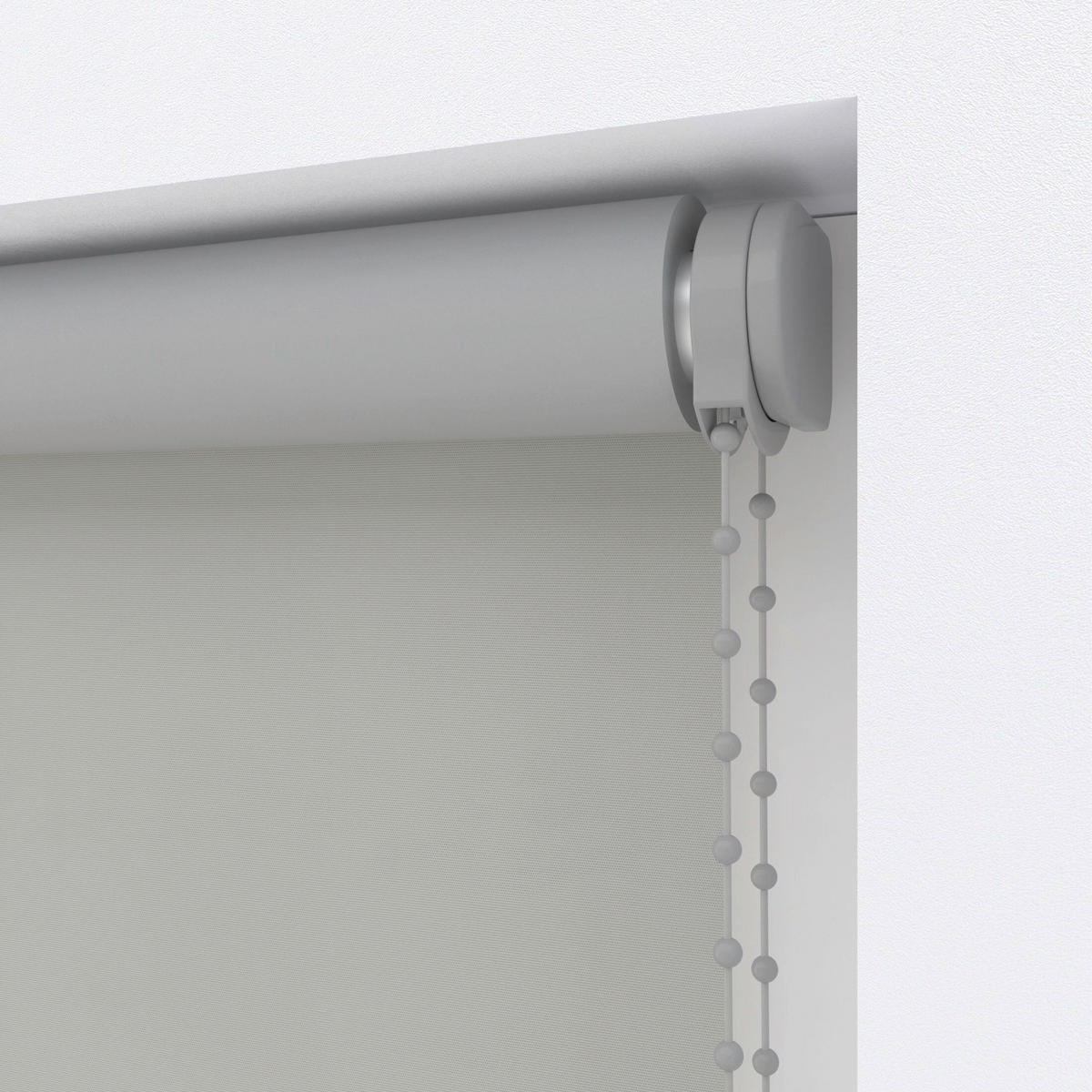 VERDUNKELUNGSROLLO  - Grau, Basics, Textil (220/190cm)