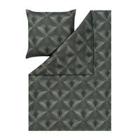 BETTWÄSCHE 2-teilig Atelier Interlock-Jersey 135/200 cm  - Anthrazit, Design, Textil (135/200cm) - Estella