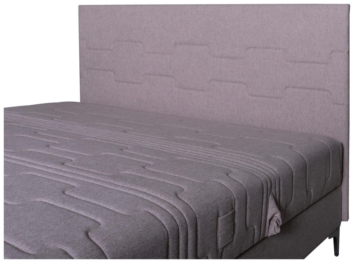 KÁRPITOZOTT ÁGY 160/200 cm  világos rózsaszín  - világos rózsaszín/ezüstszínű, Basics, textil/fém (160/200cm) - Cardo