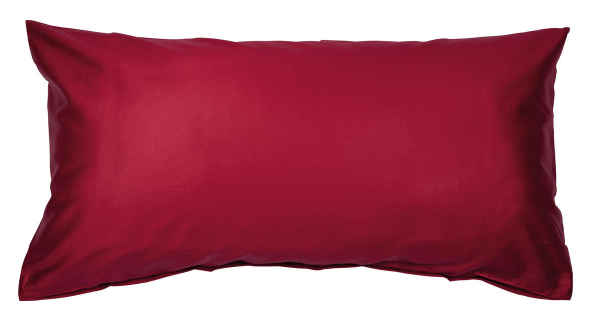 KOPFKISSENBEZUG Giacomo 40/80 cm  - Bordeaux, Basics, Textil (40/80cm) - Janine