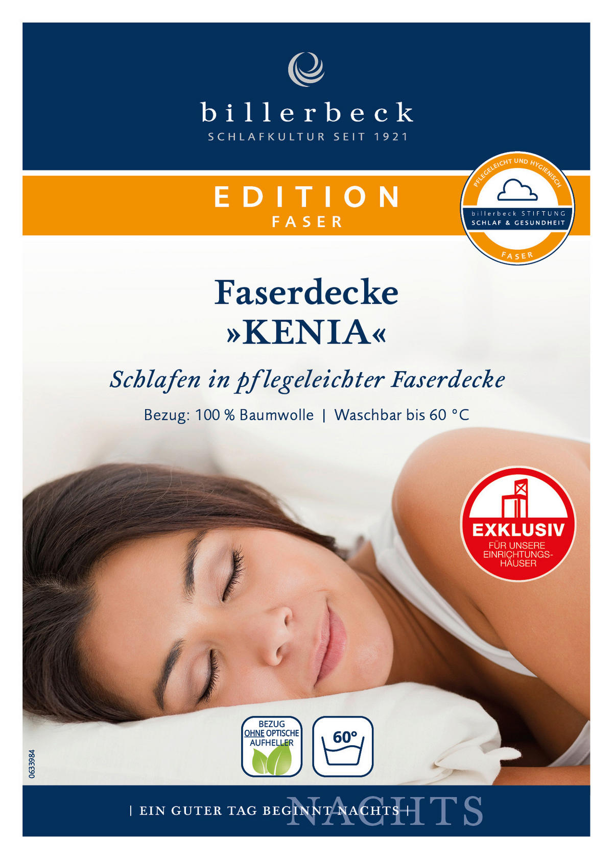 GANZJAHRESDECKE E38 KENIA UNO  135/200 cm  - Weiß, KONVENTIONELL, Textil (135/200cm) - Billerbeck