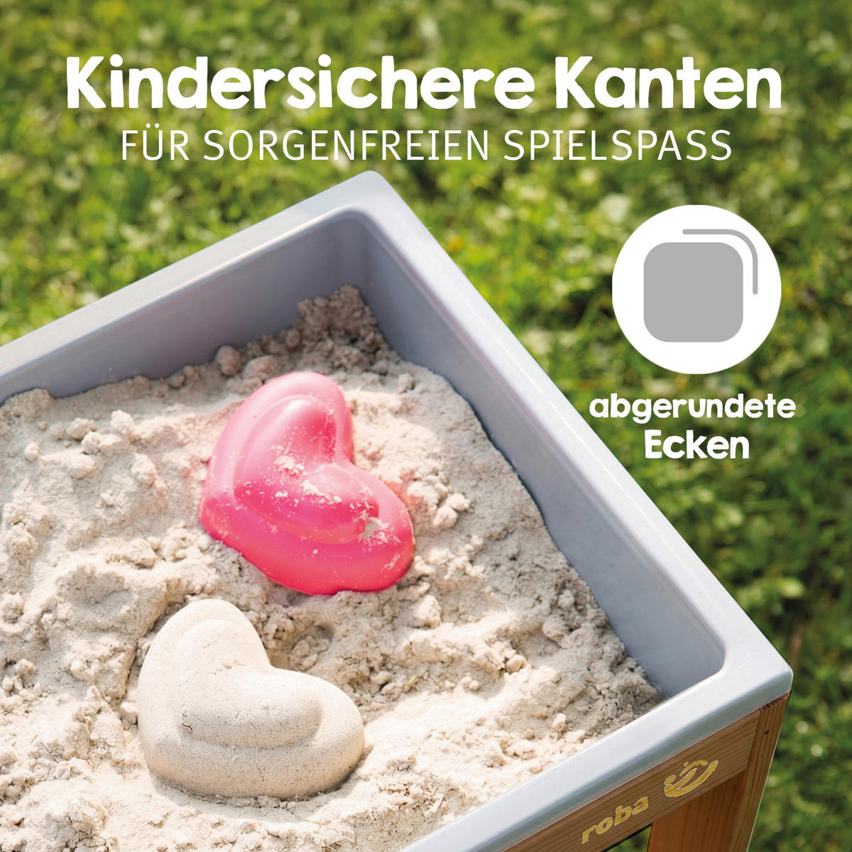 WASSERSPIELTISCH  - Teakfarben, Basics, Holz/Kunststoff (38,5/50/31,8cm) - Roba