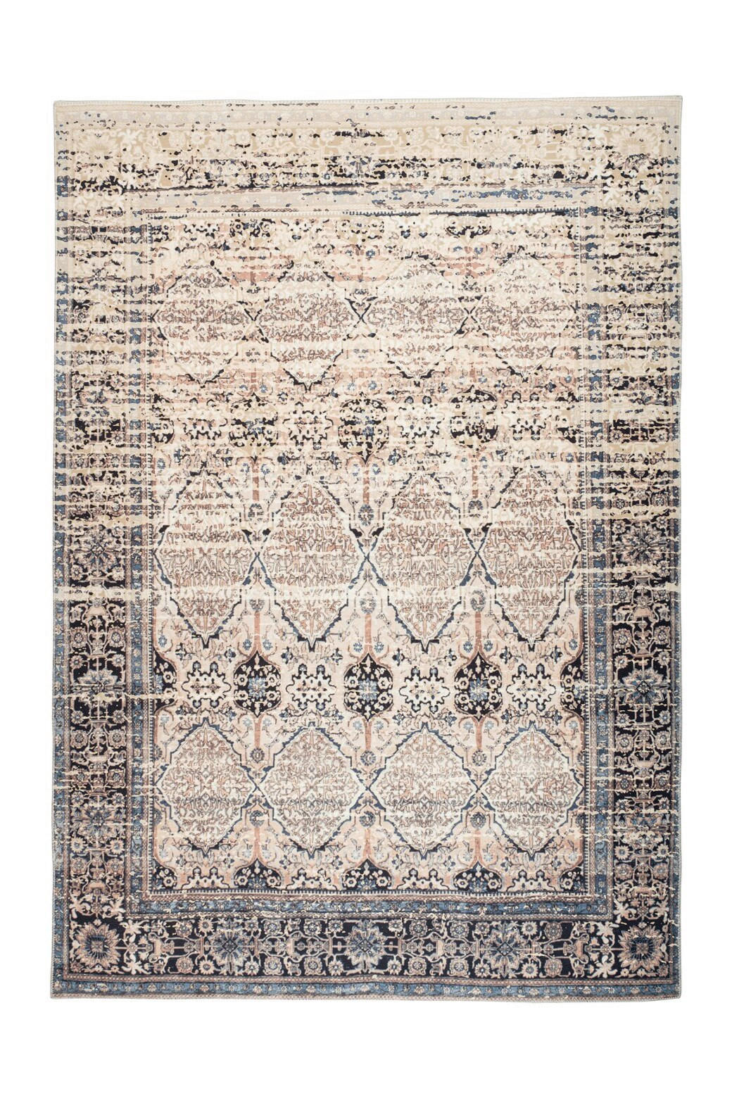 FLACHWEBETEPPICH 120/180 cm Galaxy 1400 Beige / Blau Blau, Beige  - Blau/Beige, Basics, Textil (120/180cm) - Novel