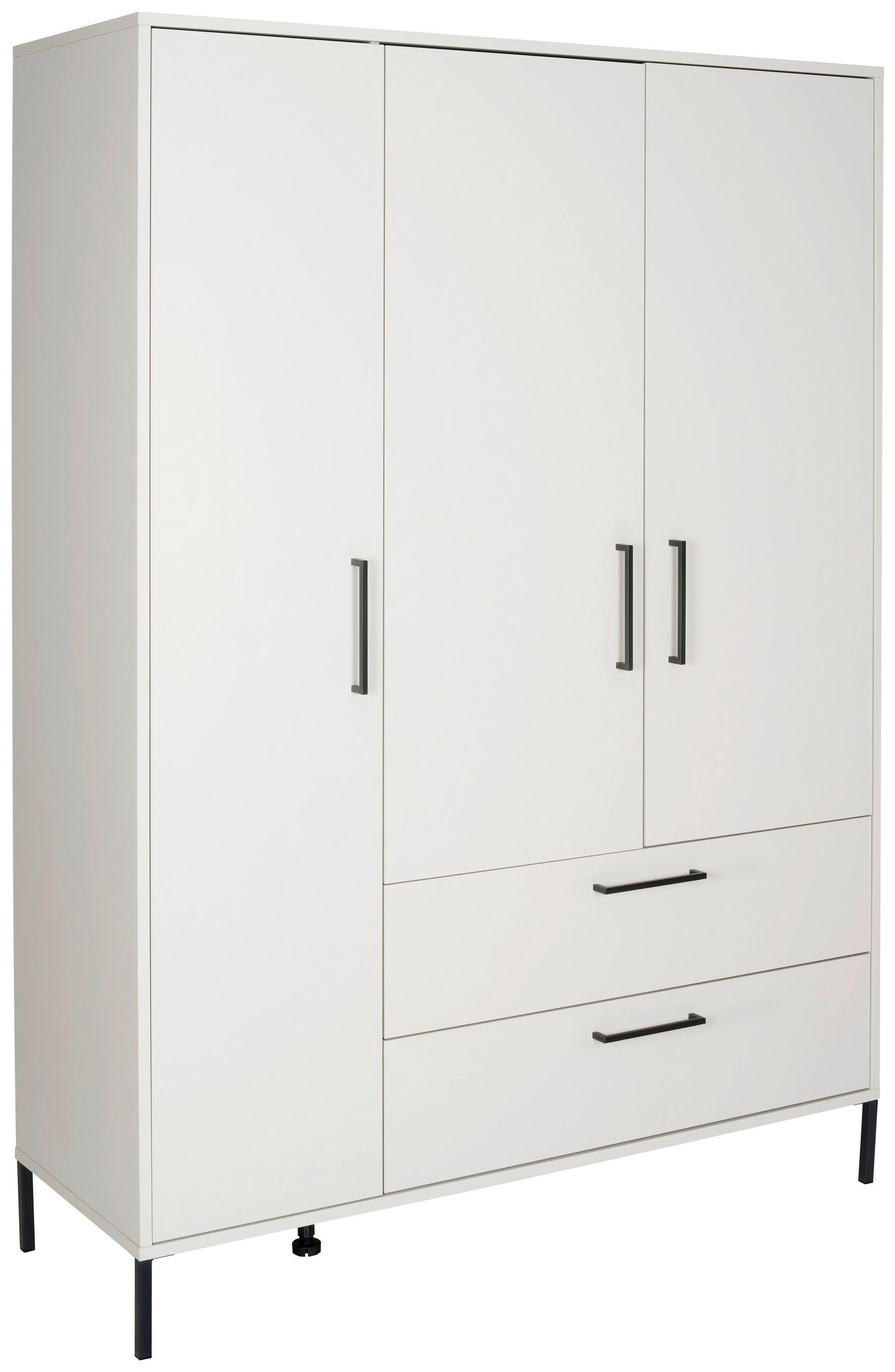 Babyzimmer -Milan- Milan Grau - Anthrazit/Grau, Basics, Holzwerkstoff/Metall (139/195/51cm) - Jimmylee