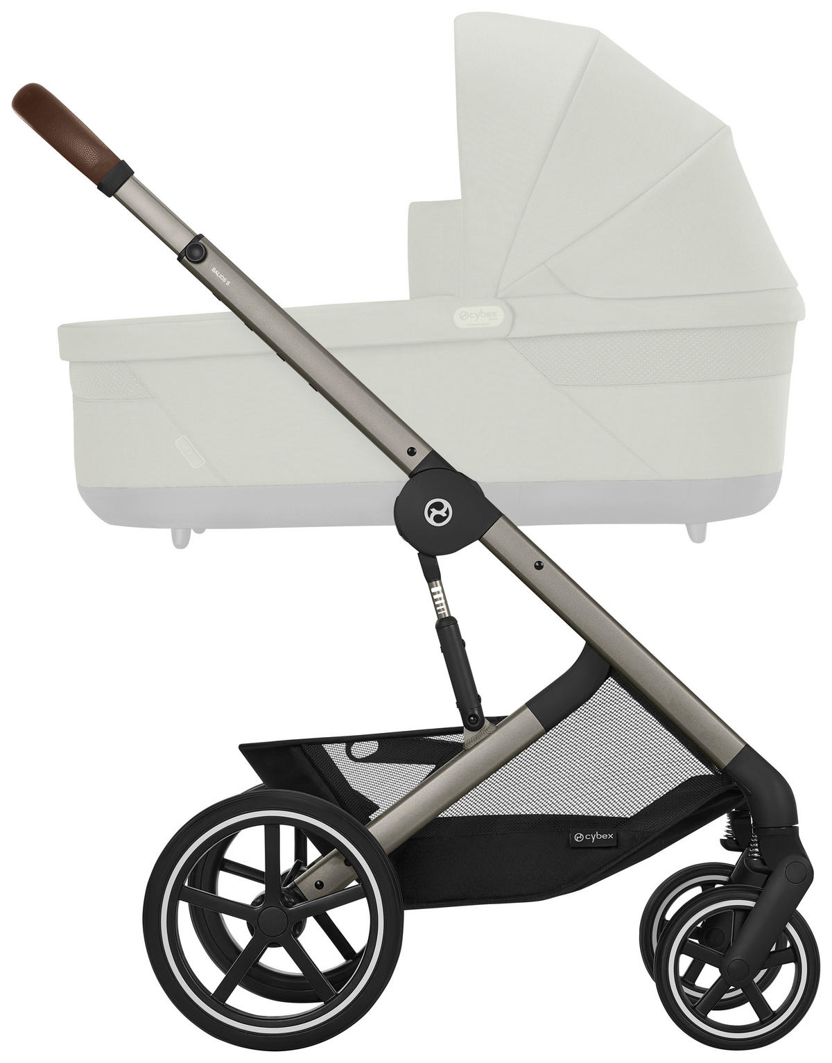 KINDERWAGEN Balios S Lux  - Taupe/Waldgrün, Basics, Textil/Metall (87/60/108cm) - cybex GOLD
