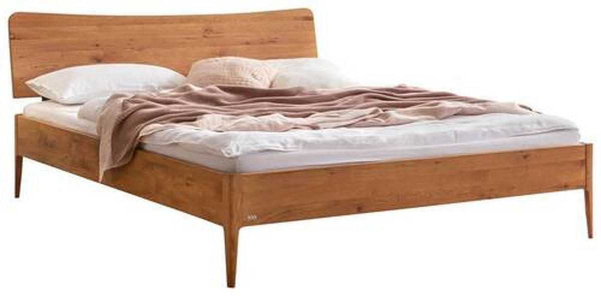 BETT 140/200 cm  in Wildeiche   - Wildeiche, Konventionell, Holz (140/200cm) - Hasena