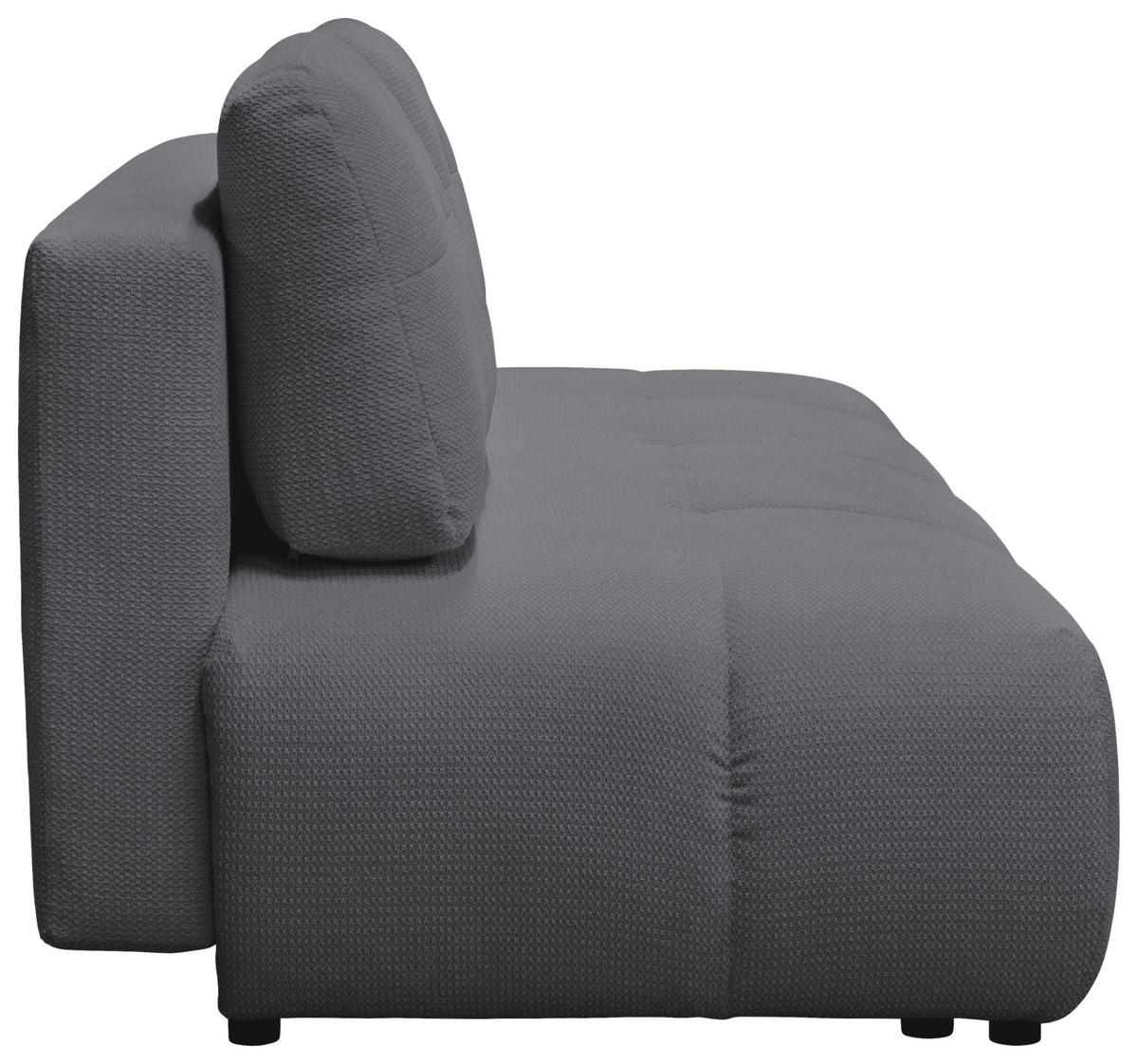 SCHLAFSOFA Struktur Blau  - Blau/Schwarz, Design, Textil (208/92/104cm) - MID.YOU