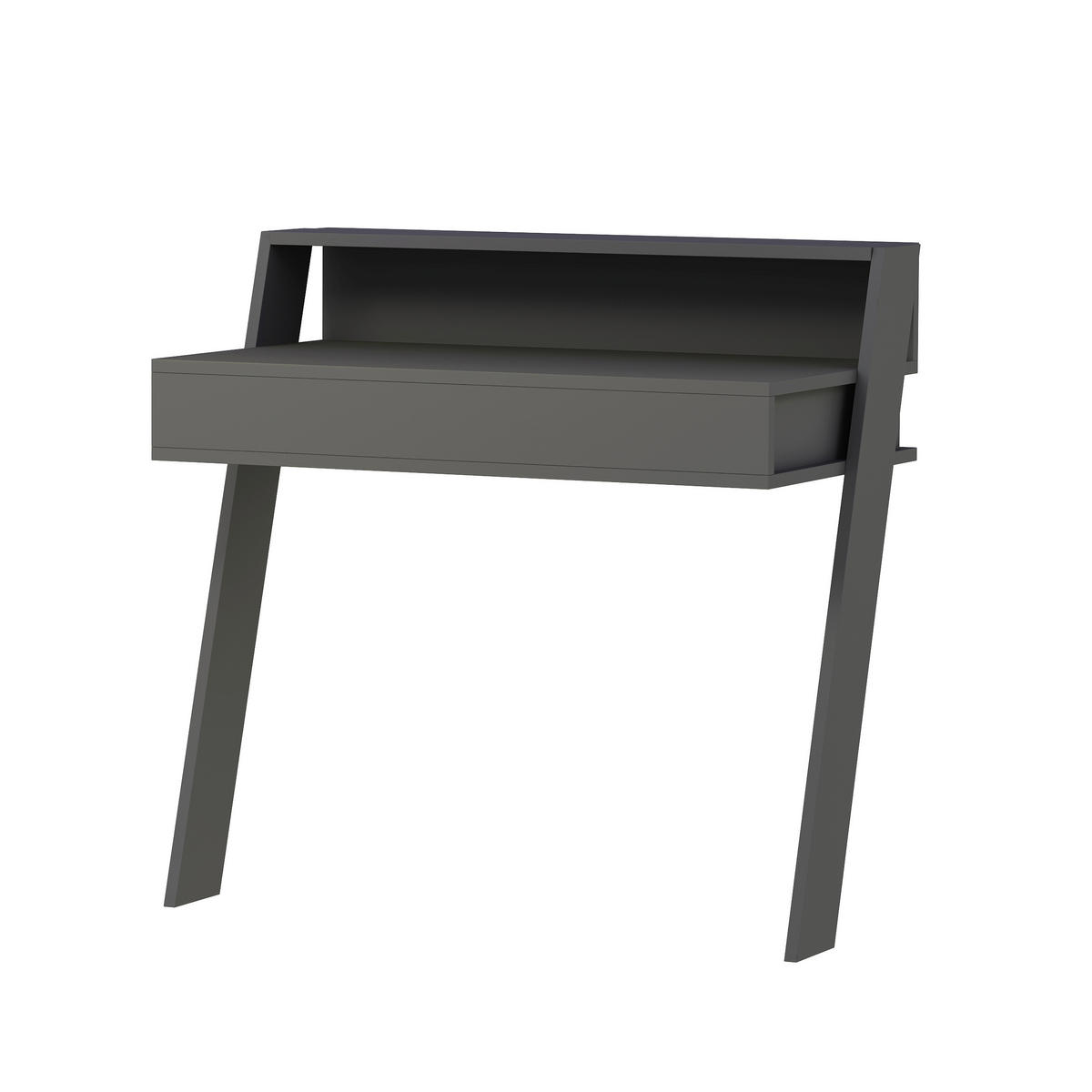 SCHREIBTISCH  in Anthrazit  - Anthrazit, Design, Holzwerkstoff (94/91/50cm) - Livetastic