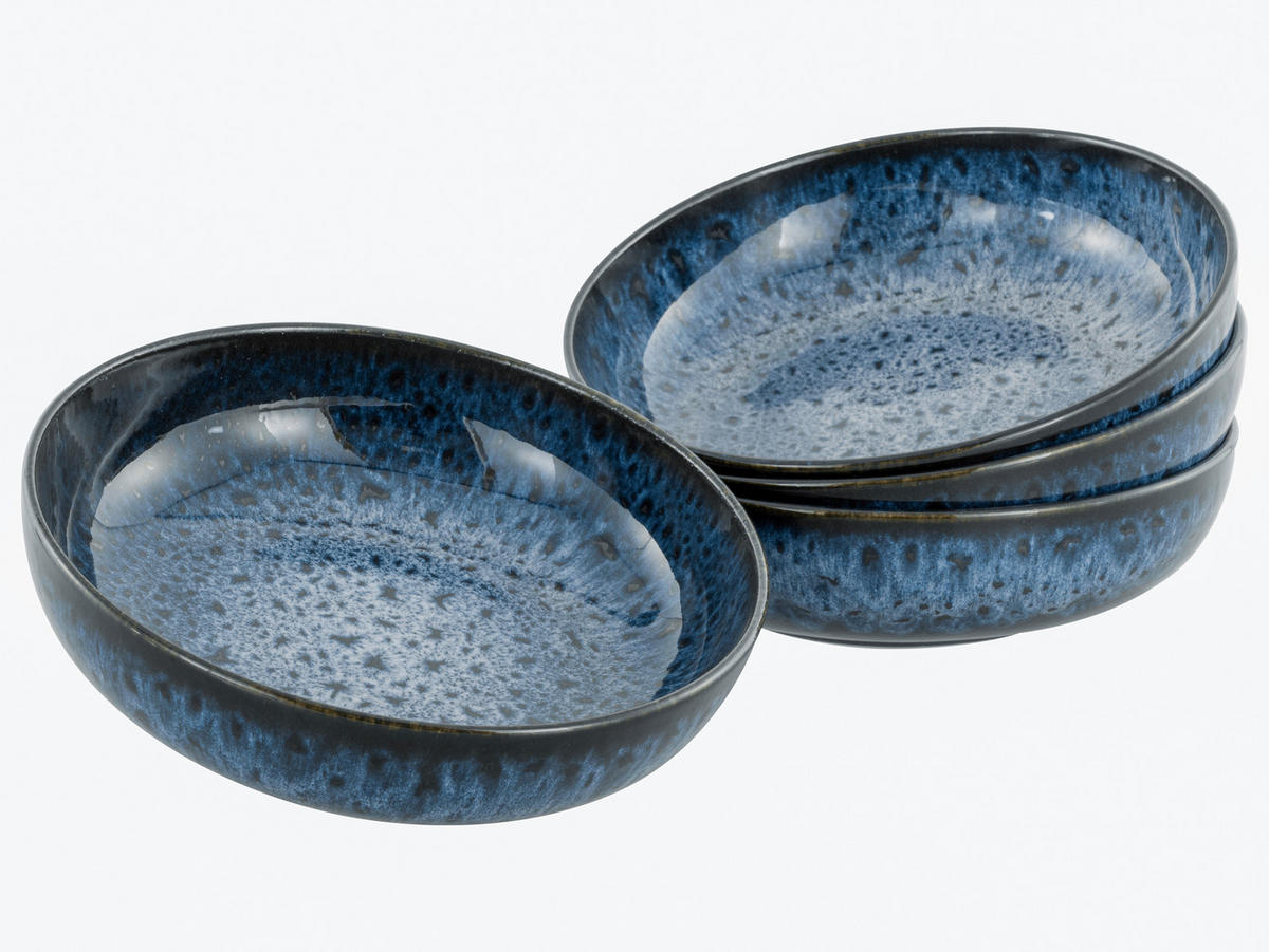 SCHÜSSELSET 4-teilig Allround Magic Blue   - Blau/Schwarz, Basics, Keramik (21/6cm) - Creatable
