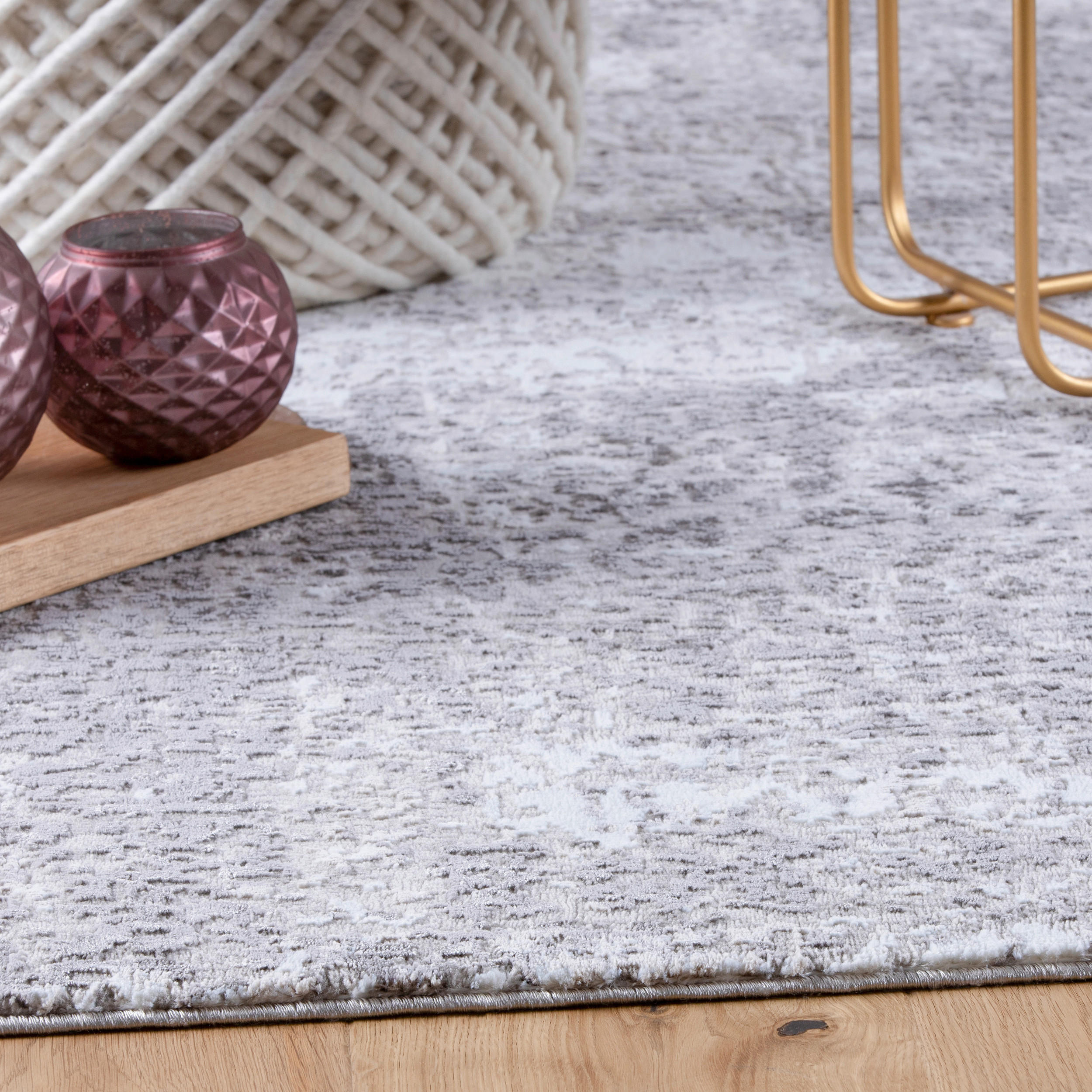 WEBTEPPICH 80/150 cm My Opal Taupe  - Taupe, Design, Textil (80/150cm) - Obsession
