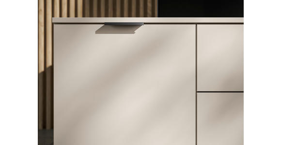 SIDEBOARD in 135/90/40 cm - Kaschmir/Schwarz, Basics, Holzwerkstoff/Kunststoff (135/90/40cm) - Carryhome