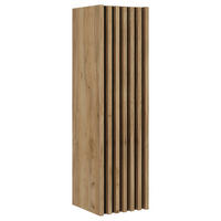 SREDNJI ORMARIĆ   - boje hrasta/zlatne boje, Moderno, drvni materijal (35/125/36cm) - MID.YOU