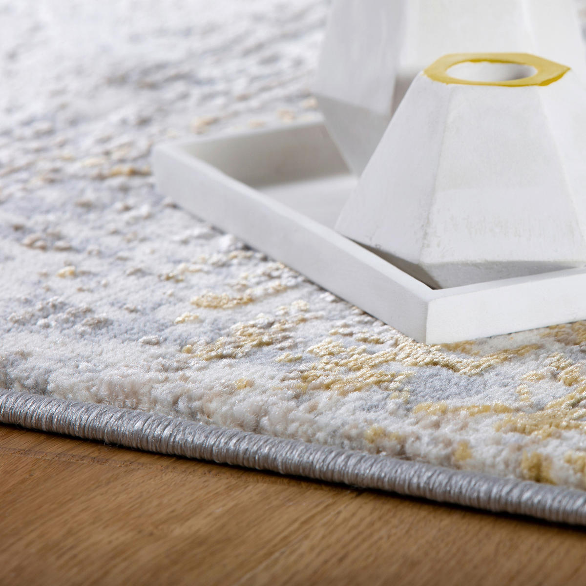 COVOR ȚESUT My Salsa  - galben, Design, textil (120/170cm) - Novel