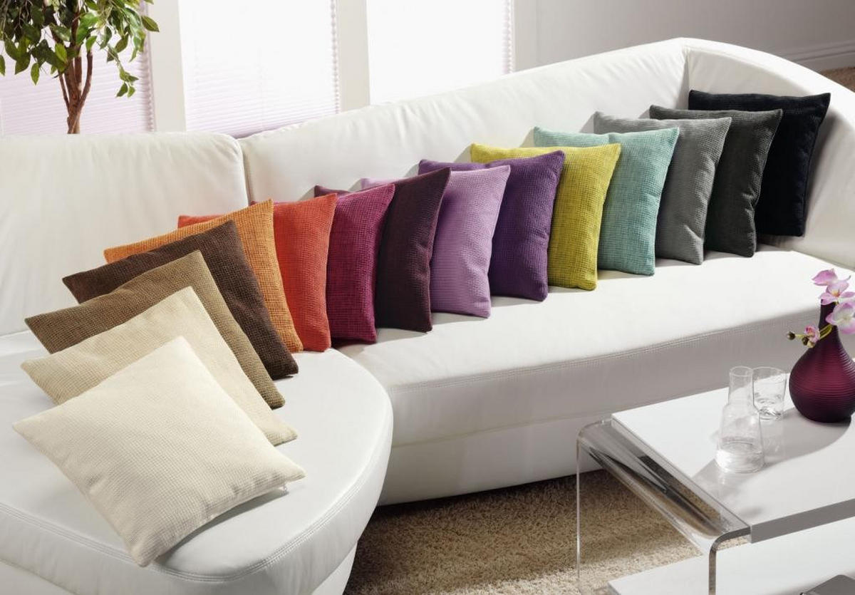 KISSENHÜLLE Dallas 50/50 cm  - Anthrazit, Design, Textil (50/50cm) - Novel
