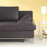 SCHLAFSOFA Flachgewebe Grau - Chromfarben/Grau, Design, Textil/Metall (203/83/90cm) - NOVEL