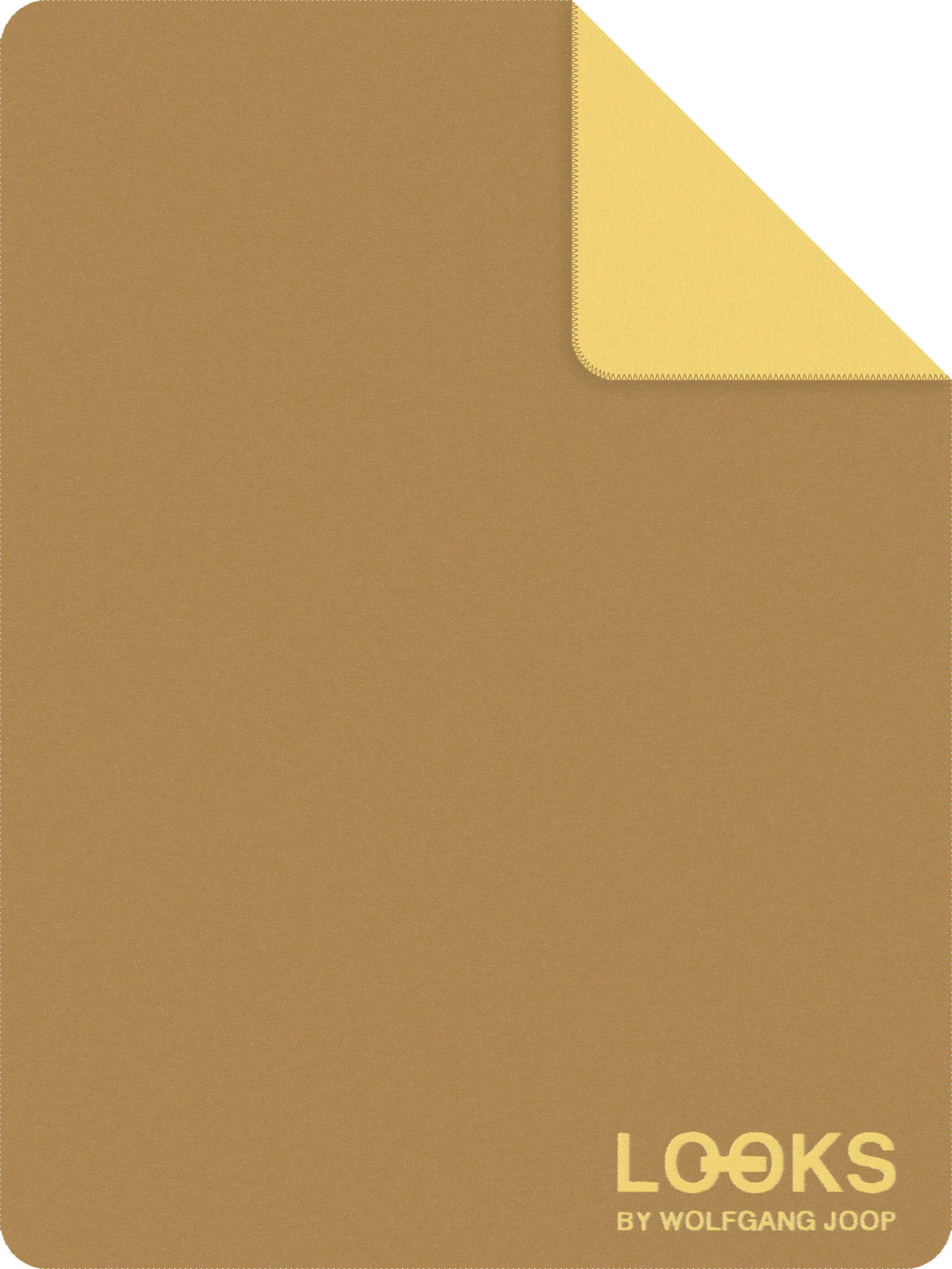 DECKE 2380 Doubleface 150/200 cm  - Gelb/Goldfarben, KONVENTIONELL, Textil (150/200cm) - LOOKS by W.Joop