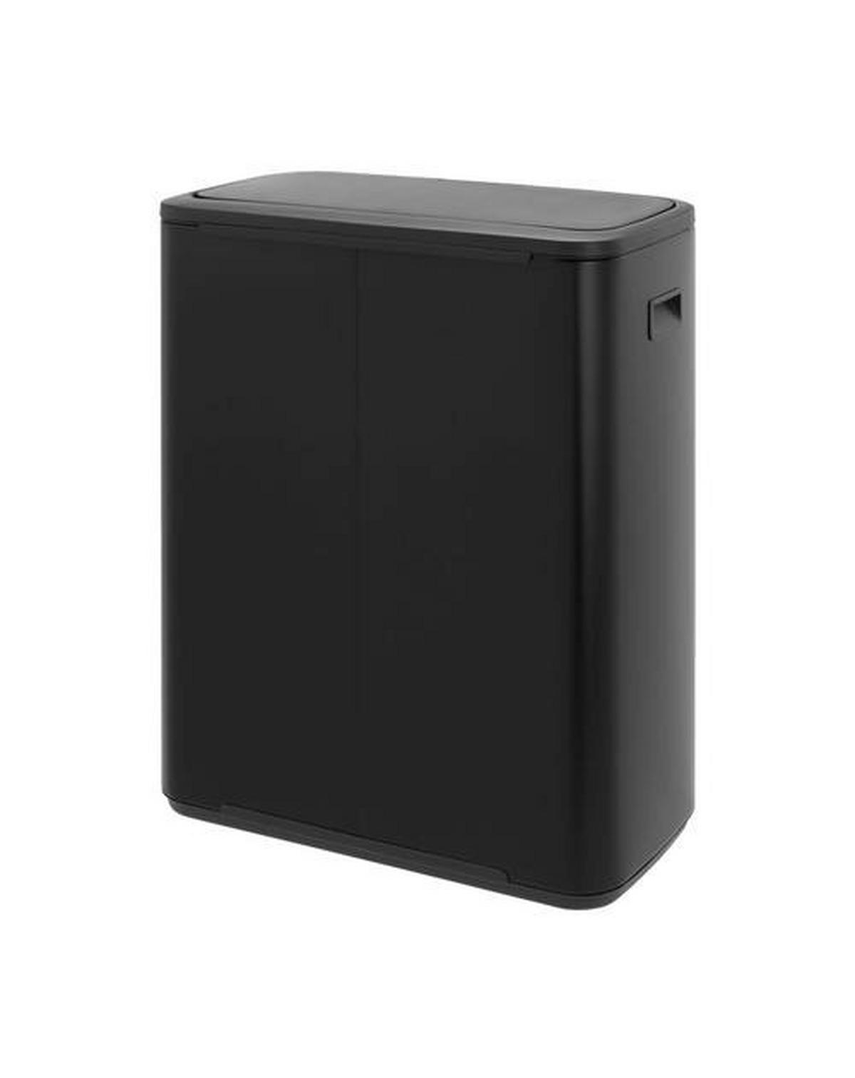 ODPADKOVÝ KÔŠ  2 x 30 l - čierna, Design, kov/plast (54.5/65.6/31.2cm) - Brabantia