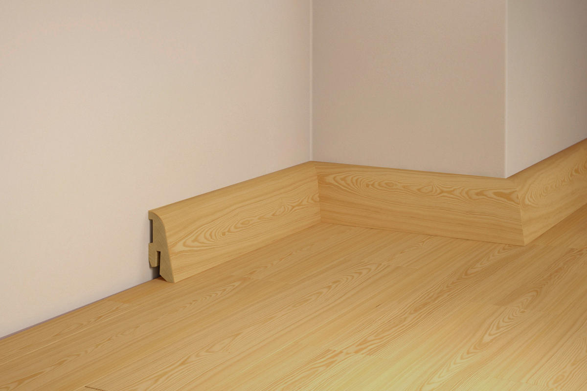 SOCKELLEISTE, Lärche Natur  - KONVENTIONELL, Holz (250/4/1,8cm) - Tilo