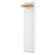 GARDEROBE 3-teilig  in 140/195/37 cm  - Eichefarben/Weiß, Design, Holz/Holzwerkstoff (140/195/37cm) - Novel