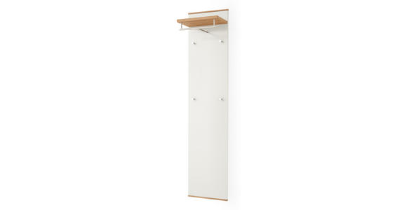 GARDEROBE 3-teilig in 140/195/37 cm - Eichefarben/Weiß, Design, Holz/Holzwerkstoff (140/195/37cm) - Novel