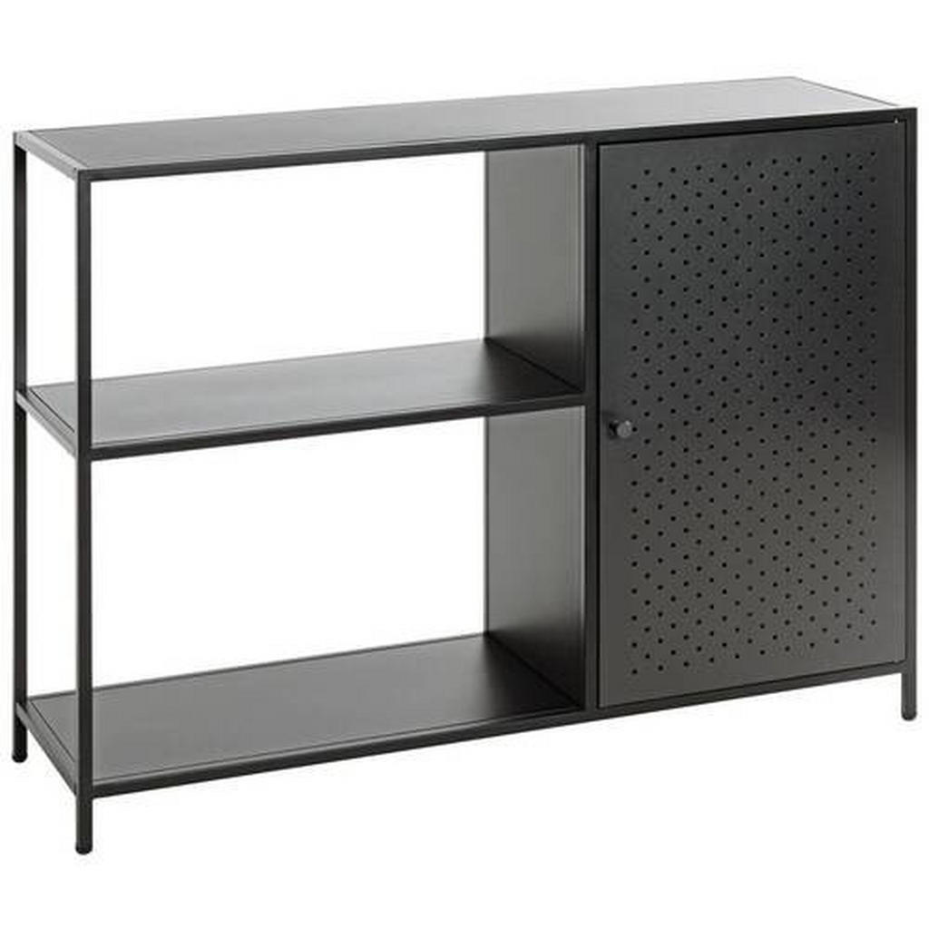 XXXL REGÁL, černá, ocel, 100/75/30 cm