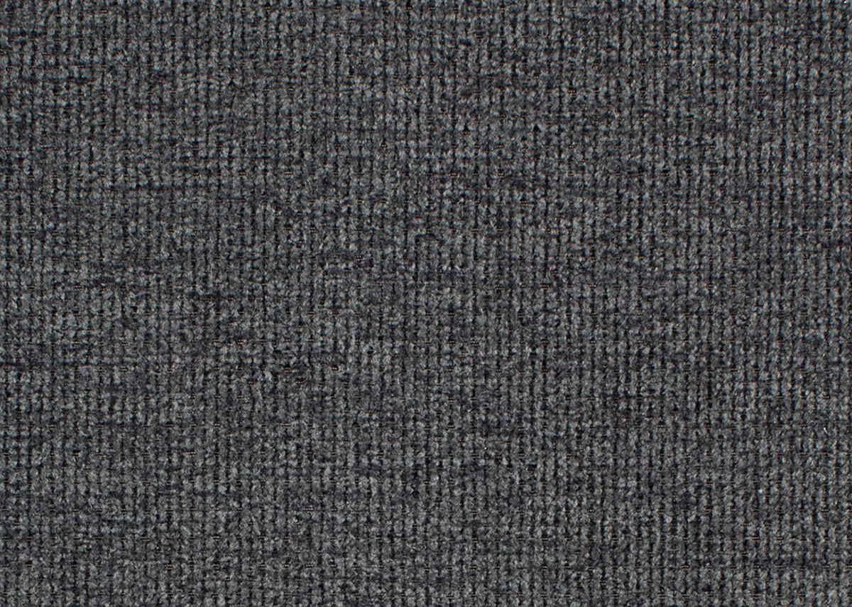 ECKSOFA in Webstoff Dunkelgrau  - Dunkelgrau/Schwarz, Design, Textil/Metall (265/180cm) - Carryhome