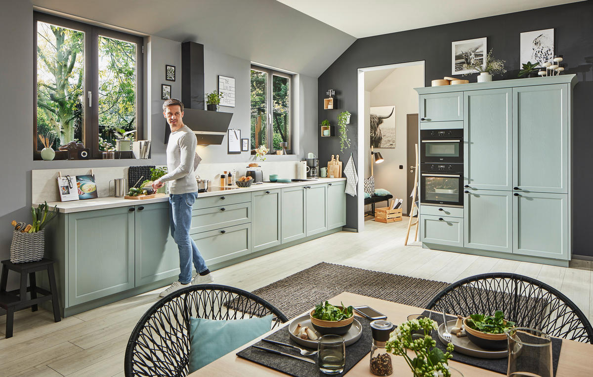 EINBAUKÜCHE BRISTOL SELECTION  - LIFESTYLE, Holzwerkstoff - Moderano
