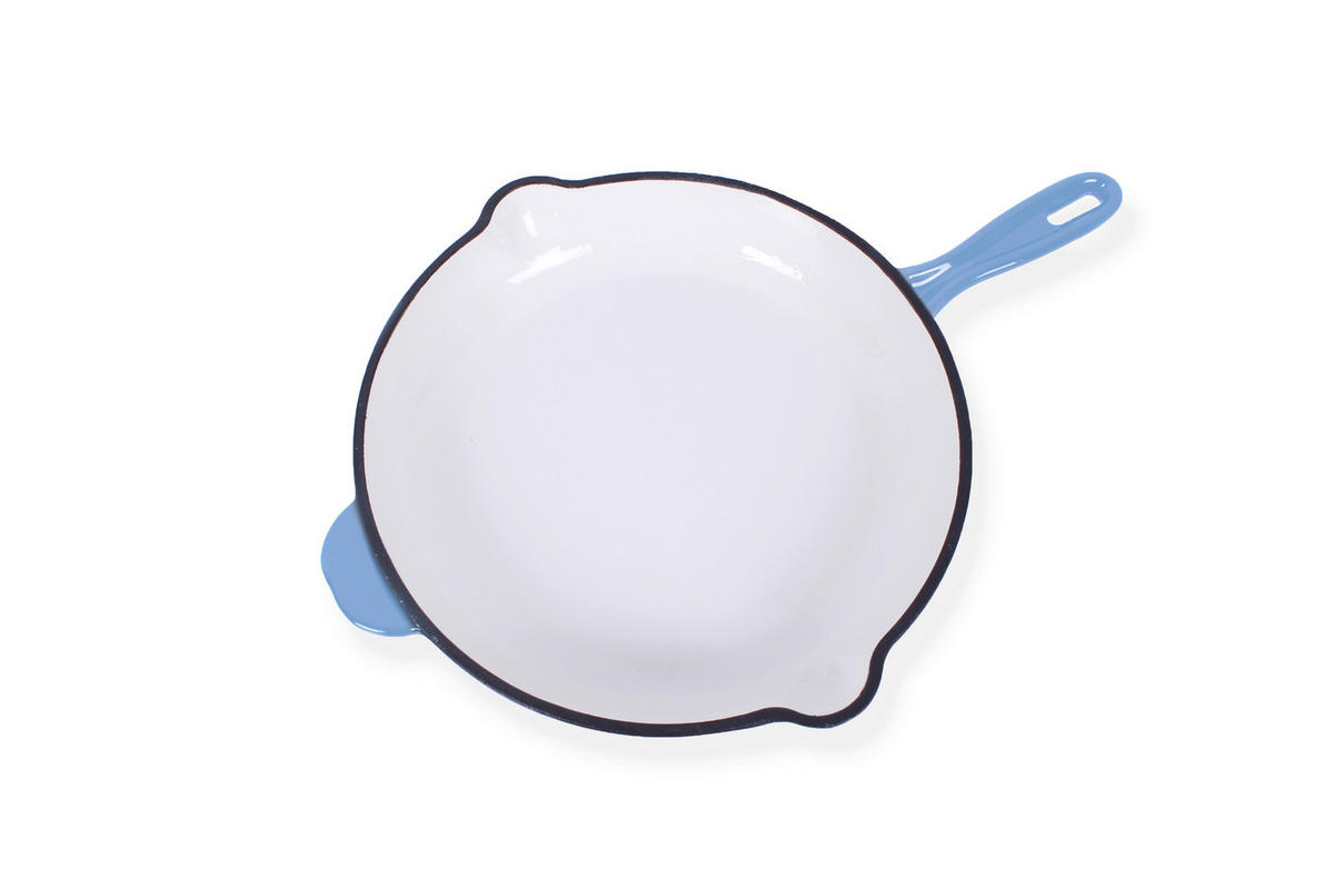 BRATPFANNE  - Blau, Basics, Metall (42,5/27/4,5cm) - Echtwerk