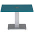 BEISTELLTISCH in Glas, Holzwerkstoff 60/60/37,5 cm - Blau/Silberfarben, KONVENTIONELL, Glas/Holzwerkstoff (60/60/37,5cm) BEISTELLTISCH in Glas, Holzwerkstoff 60/60/37,5 cm - Blau/Silberfarben, KONVENTIONELL, Glas/Holzwerkstoff (60/60/37,5cm)