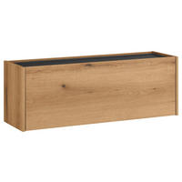 SCHUHSCHRANK Anthrazit, Eichefarben  - Eichefarben/Anthrazit, Design, Holzwerkstoff (100/35/30cm) - Modante