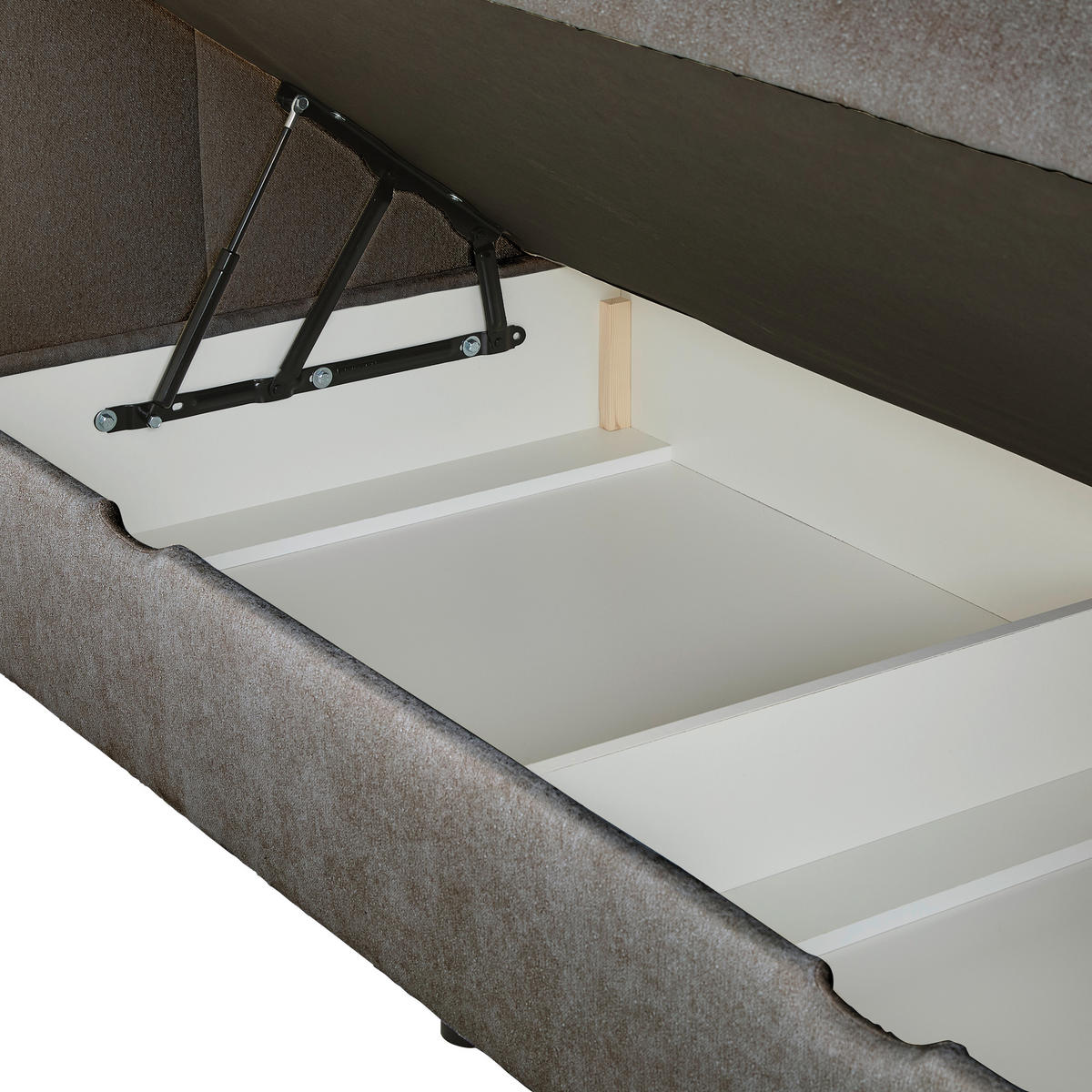 BOXBETT 180/200 cm  in Grau  - Schwarz/Grau, Design, Holz/Kunststoff (180/200cm) - Moderano