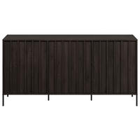 SIDEBOARD 180/88,2/40 cm  - Wengefarben/Schwarz, Design, Holz/Metall (180/88,2/40cm) - MID.YOU