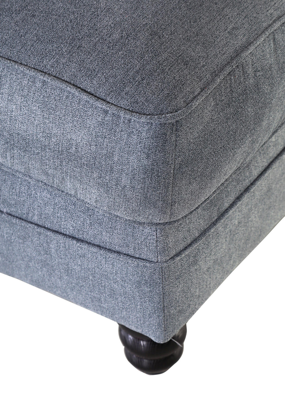 PALL i trä, textil mörkgrå  - mörkgrå/mörkbrun, Klassisk, trä/textil (125/53/65cm) - Livetastic