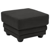 HOCKER Chenille Anthrazit  - Anthrazit/Schwarz, Design, Kunststoff/Textil (65/46/65cm) - Livetastic