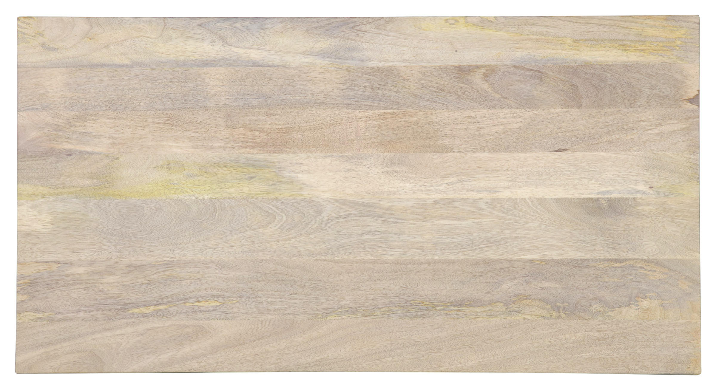 COUCHTISCH Mangoholz massiv 60/46/65 cm Naturfarben, Schwarz  - Schwarz/Naturfarben, Trend, Holz/Metall (60/46/65cm) - Livetastic