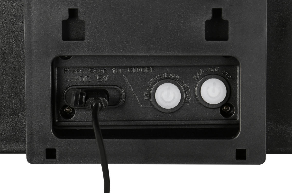 AUSSENWANDLEUCHTE - Schwarz, Design, Kunststoff (10/20/13,5cm)