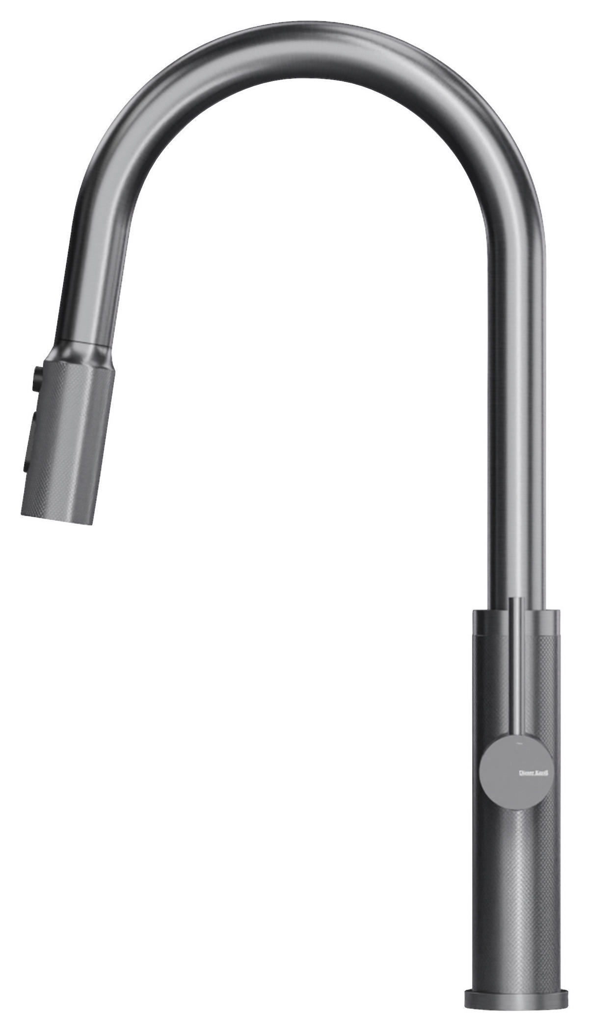 KÜCHENARMATUR  - Dunkelgrau, Design, Metall (4,3/45,4/23cm) - Dieter Knoll
