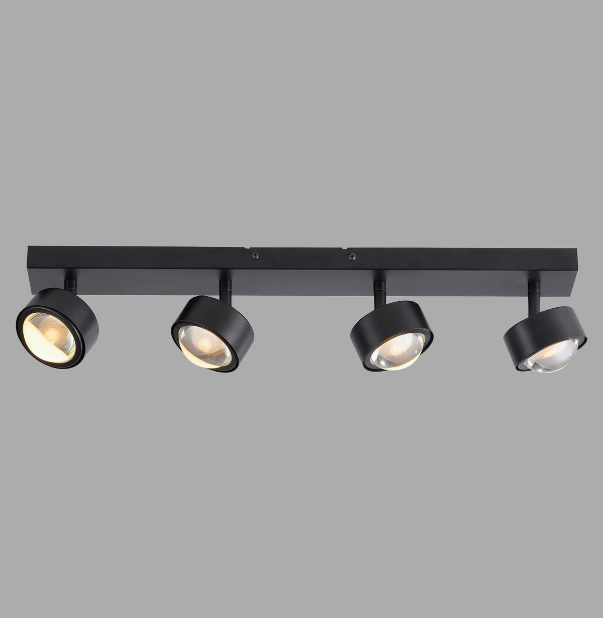 LED-DECKENLEUCHTE SW KULU 60/12,5/12,5 cm   - Schwarz, Design, Kunststoff/Metall (60/12,5/12,5cm) - Schöner Wohnen