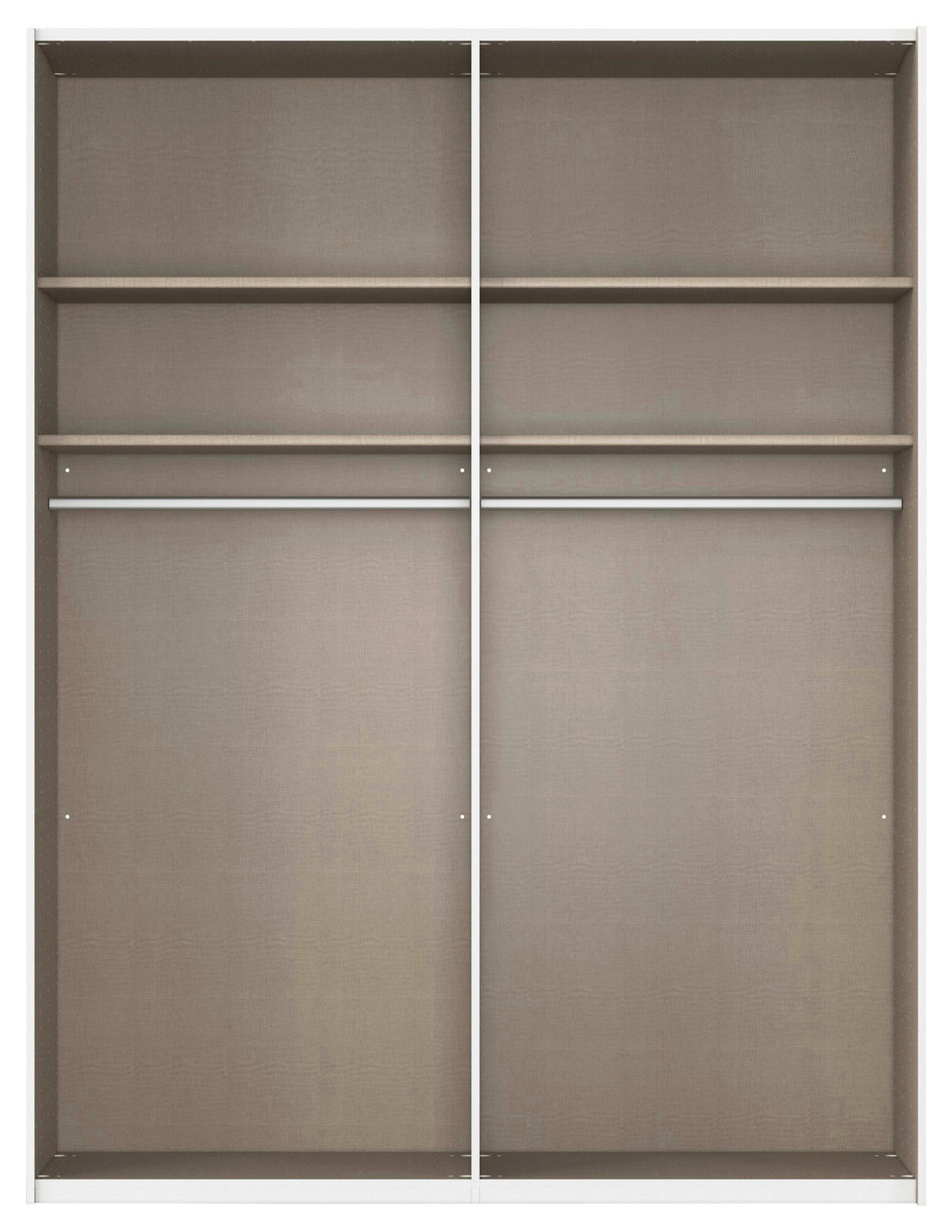 SCHWEBETÜRENSCHRANK 201/223/68 cm 2-türig Champagner, Schwarz  - Champagner/Schwarz, KONVENTIONELL, Glas/Holzwerkstoff (201/223/68cm) - Novel