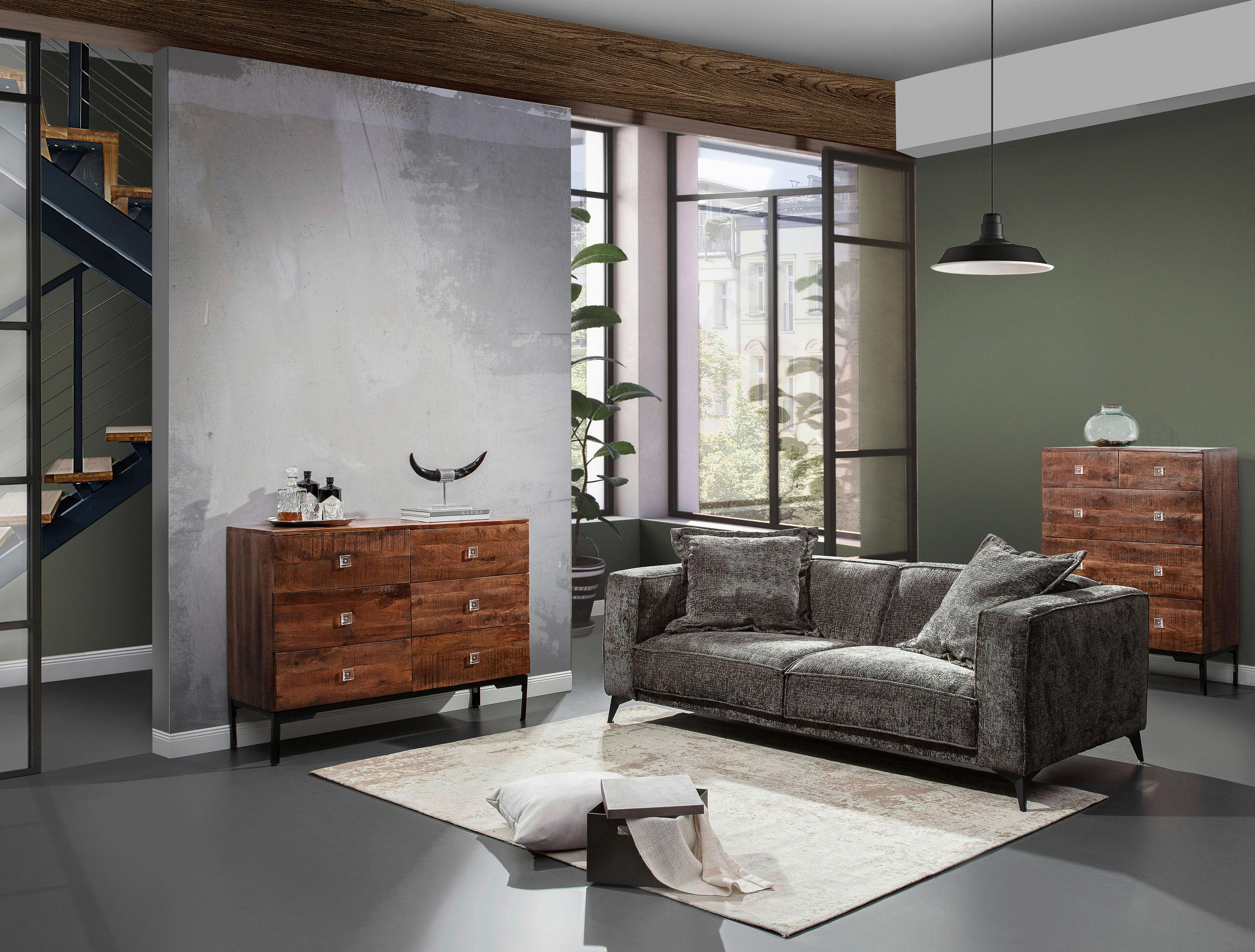 HIGHBOARD Kumasi  in 90/120/42 cm  - Transparent/Dunkelbraun, Design, Holz/Kunststoff (90/120/42cm)