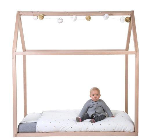 BETTRAHMEN Buchefarben  - Buchefarben, Basics, Holz (70/140cm) - Childhome