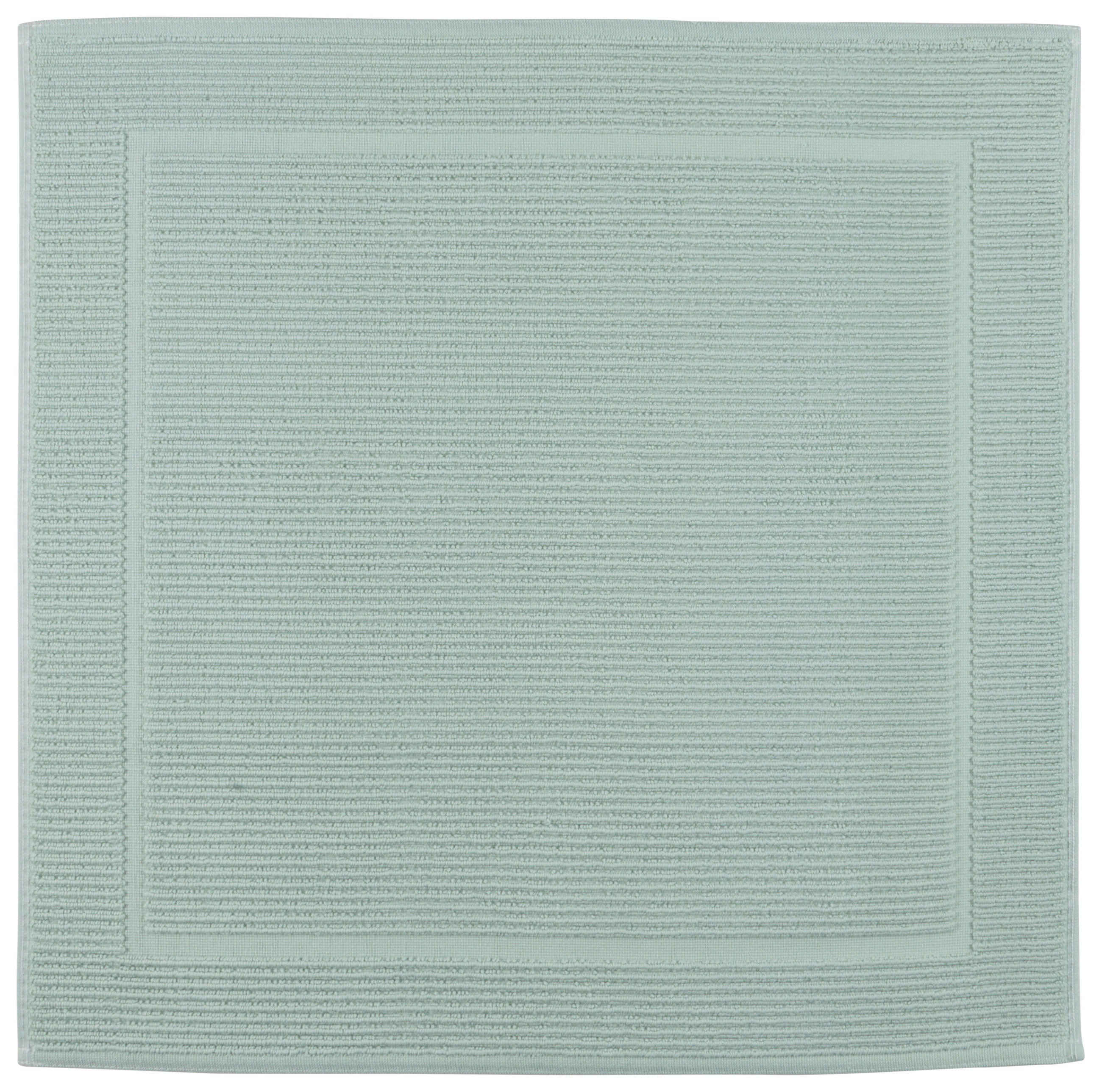 BADEMATTE Mintgrün 50/60 cm  - Mintgrün, Basics, Textil (50/60cm) - Bio:Vio