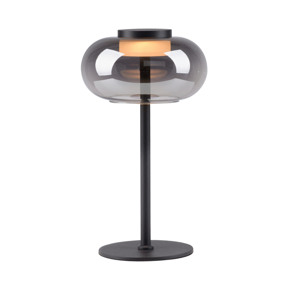LED-TISCHLEUCHTE 20/20/33 cm   - Schwarz, Design, Glas/Kunststoff (20/20/33cm) - Schöner Wohnen