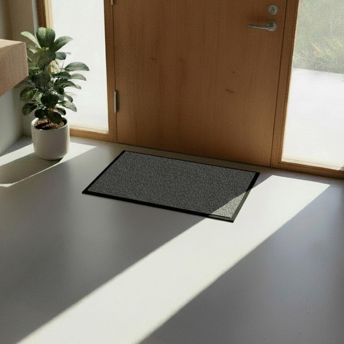 SZENNYFOGÓ SZŐNYEG - világosszürke, Basics, műanyag (40/0,9/60cm)